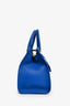 Saint Laurent Blue Leather Baby Cabas Top Handle with Strap