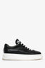 Prada Black Leather Platform Sneakers Size 38