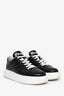 Prada Black Leather Platform Sneakers Size 38