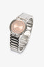 Yves Saint Laurent Silver Pink Faced Watch