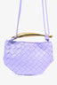 Bottega Veneta Purple Mini Sardine Intrecciato Leather Crossbody Bag