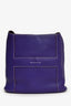 Hermès 2010 Purple Clemence Leather Good News Crossbody Bag