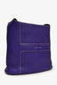 Hermès 2010 Purple Clemence Leather Good News Crossbody Bag