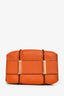 Tod's Orange Leather Mini T Timeless Bucket Bag