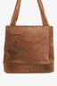 Pre-Loved Chanel™ 1997-99 Brown Suede CC Embroidered Tote Bag