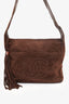 Pre-Loved Chanel™ 1996-97 Brown Suede CC Tassel Shoulder Bag