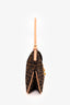 Fendi Limited Edition Brown Zucca Baguette with Crystal Orchid Buckle