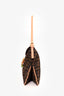 Fendi Limited Edition Brown Zucca Baguette with Crystal Orchid Buckle