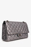 Pre-Loved Chanel™ 2008-9 Silver Metallic Leather 2.55 Medium 226 Flap Bag SHW