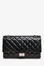 Pre-Loved Chanel™ 2010-11 Black Patent Leather 2.55 Large 227 Flap Bag SHW