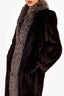 Vintage Dark Ranch Mink & Fox Fur Coat Jacket Est. Size 2