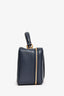 Gucci Navy Leather Blondi Top Handle with Strap