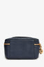 Gucci Navy Leather Blondi Top Handle with Strap