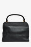 Celine 2012 Black Croc Embossed Leather Trapeze Bag with Strap