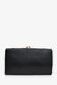 Celine 2012 Black Croc Embossed Leather Trapeze Bag with Strap