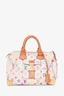 Louis Vuitton x Takashi Murakami 2007 White/Multicolour Speedy 30 Top Handle (As Is)