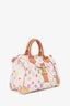 Louis Vuitton x Takashi Murakami 2007 White/Multicolour Speedy 30 Top Handle (As Is)