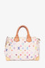 Louis Vuitton x Takashi Murakami 2007 White/Multicolour Speedy 30 Top Handle (As Is)