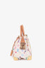 Louis Vuitton x Takashi Murakami 2007 White/Multicolour Speedy 30 Top Handle (As Is)