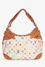 Louis Vuitton x Takashi Murakami 2009 White/Multicolour Greta Shoulder Bag