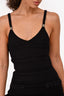 Pre-Loved Chanel™ 2022 Spring Black Crystal CC Strap Tank Mini Dress Size 34