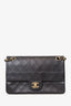 Pre-Loved Chanel™ 1986-88 Black Quilted Lambskin Medium Double Flap Bag 'Refurbished'