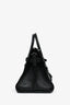 Saint Laurent Black Grained Leather Small 'Sac de Jour' Top Handle Bag with Strap