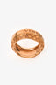 Versace Gold Tone Medusa Ring Size 25