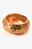 Versace Gold Tone Medusa Ring Size 25