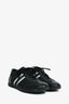 Prada Sport Black/White Canvas Leather Trimmed Sneakers Size 8.5 Mens