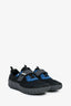 Prada Sport Black/Blue Nylon Rubber Velcro Strap Sneakers Size 7 Mens