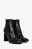 Saint Laurent Black Leather Ankle Boots Size 37.5