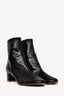 By Far Black Leather Ankle Boots Size 38