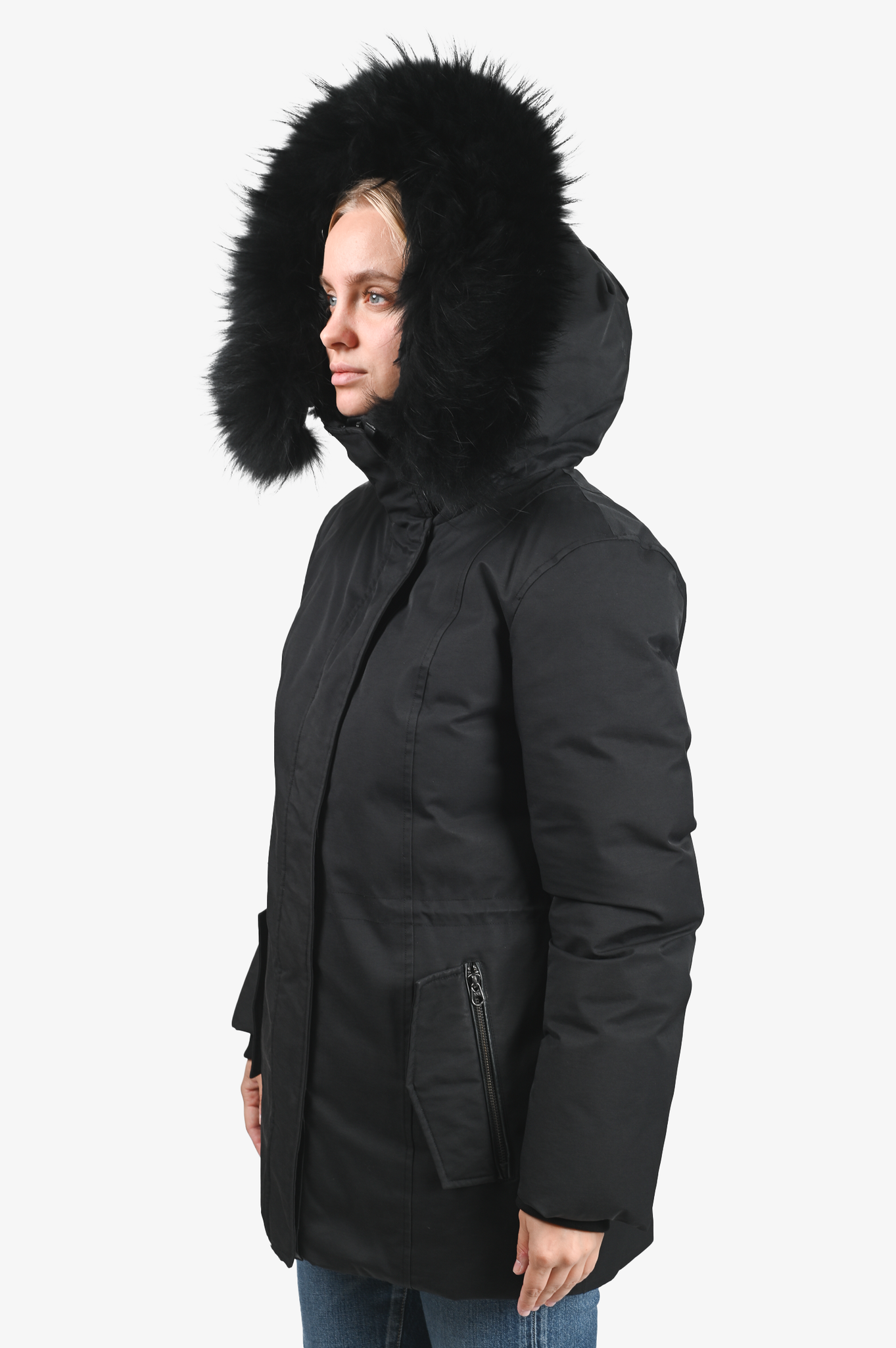 fur lined parka coat