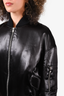 Maria McManus Black Satin Bomber Jacket Size L