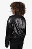 Maria McManus Black Satin Bomber Jacket Size L