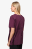 Marni Purple Peplum Scoop Neck Top Size 40