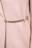 Max Mara Beige Cashmere Chain Closure Coat Size 0 with Belt