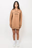 Max Mara Beige 'Adito' Logo Hoodie Size XS