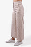 Max Mara Cream Monogram Trousers Size 0