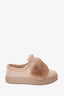 Max Max Beige Shearling / Fur Sneakers Size 38