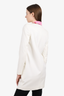 Michelle Mason White Double-Breasted Blazer Dress Size 2