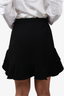 Miu Miu Black Ruffle Hem Mini Skirt Size 42