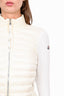 Moncler Cream Down/Cotton Thin Puffer Jacket Estimated Size S