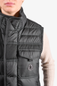 Moncler Dark Green Down/Wool Sleeveless Vest Size 2 Mens