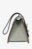 Moynat Grey Leather 'Madeleine Clutch PM' Top Handle Bag