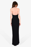 Mugler Black Cutout Halter Dress Size 40