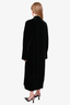 Nili Lotan Black Velvet Duster Coat sz OS (Missing Belt)