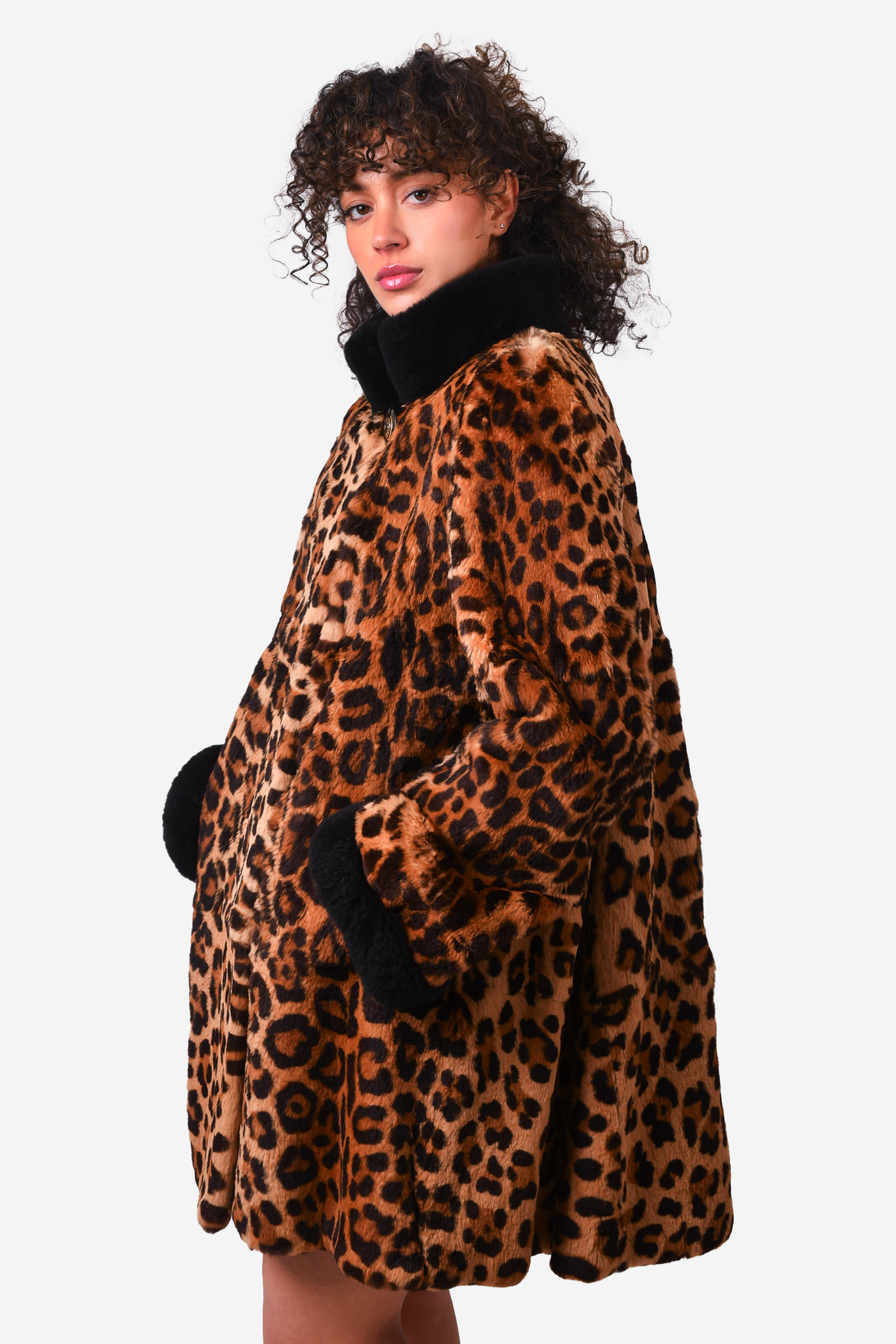 Plus size sales cheetah jacket