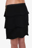 Pink Tartan Black Ruffled Mini Skirt Size 8